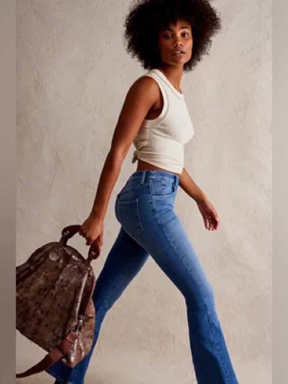 Free People We The Free CRVY Infinite Stretch Pull-On Flare Jeans